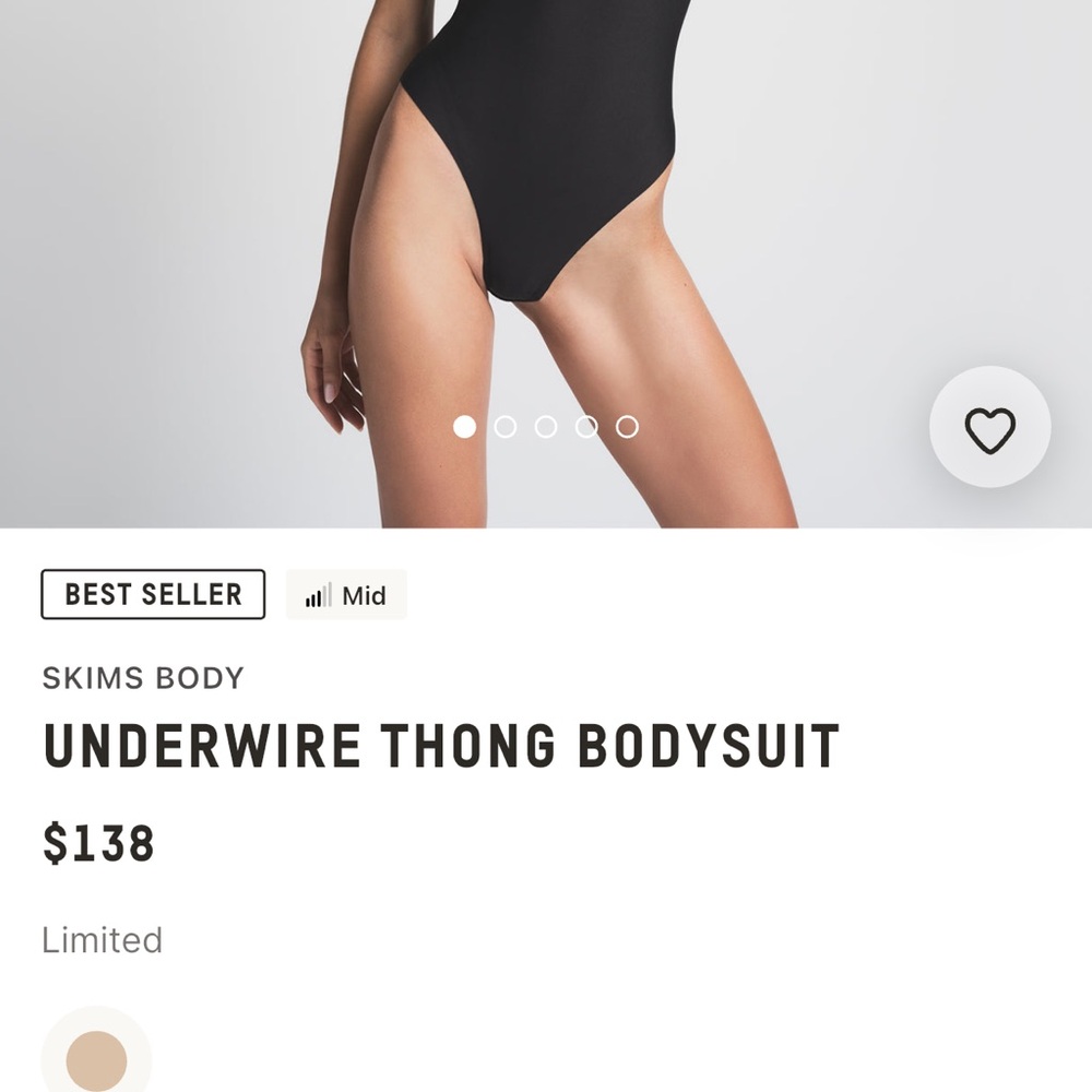SKIMS Black Bodysuit - Picture 4 of 4